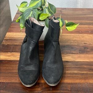 Free People Black Chelsea Ankle Boots